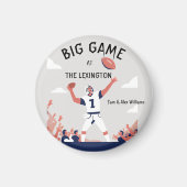 "Game Day Glory: Super Bowl Bash 2025" Magnet (Vorne)