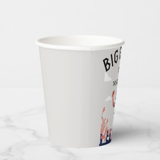 "Game Day Glory: Super Bowl Bash 2025" Pappbecher (Rechts)