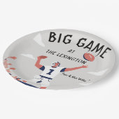 "Game Day Glory: Super Bowl Bash 2025" Pappteller (Schrägansicht)