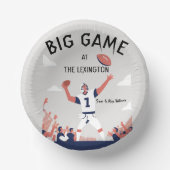 "Game Day Glory: Super Bowl Bash 2025" Pappteller (Vorderseite)