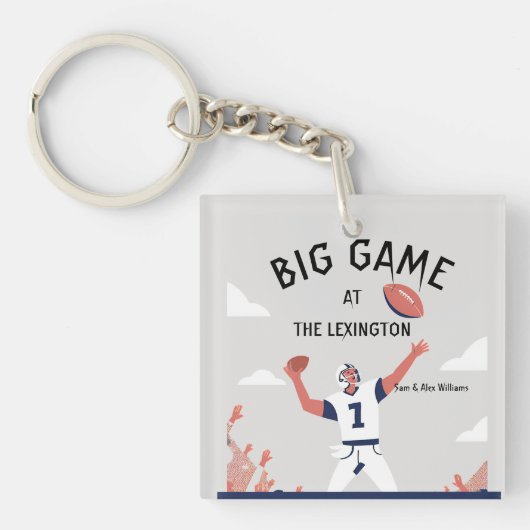 "Game Day Glory: Super Bowl Bash 2025" Schlüsselanhänger (Vorderseite)