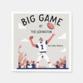 "Game Day Glory: Super Bowl Bash 2025" Serviette (Vorderseite)