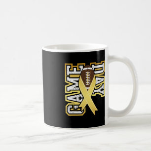 Game Day - Kinderkrebs-Aufklärungs-Football-Rib Kaffeetasse