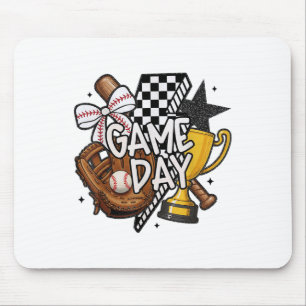 Game Day Mama Baseball Mama für Girl-Kind Mousepad