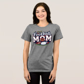 Game Day Mama T-Shirt Tri-Blend Shirt (Vorderseite voll)
