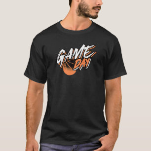 Game Day Motivierend Basketball Sprichwort Premium T-Shirt