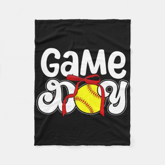 Game Day Preppy Softll Game Day Softll Fleecedecke (Vorderseite)
