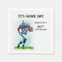 Game Day Running American Football 50. Geburtstag