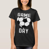 Game Day Soccer Football Players  Quotes Family T-Shirt (Vorderseite)