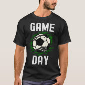 Game Day Soccer Football  Quotes Family Costume T-Shirt (Vorderseite)