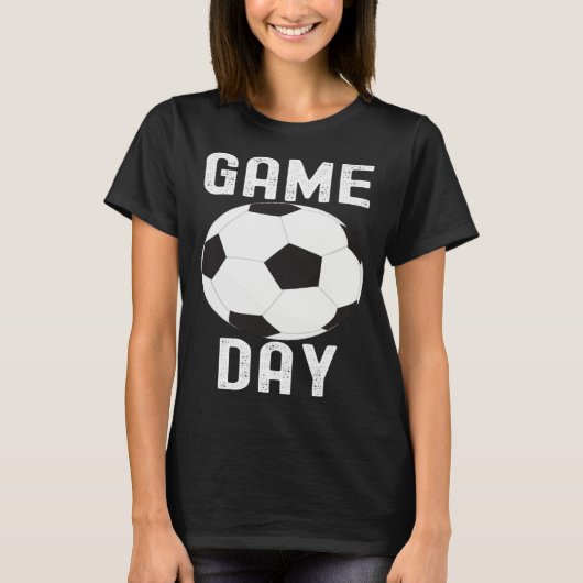 Game Day Soccer Football  Quotes Family Cute T-Shirt (Vorderseite)