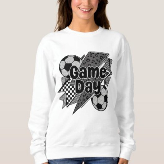 Game Day Soccer Shirt - Leopard Lightning & Ball