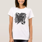 Game Day Soccer Shirt - Leopard Lightning & Ball (Vorderseite)