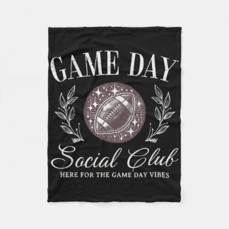 Game Day Social Club American Footll Game Day Fleecedecke