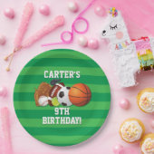 Game Day Sports Team Geburtstag Pappteller (Party)