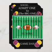 Game Day "THE BIG ONE" Einladungen (Vorne/Hinten)
