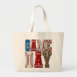 Game Day Tote Bag – Football Party & Watch Party B Jumbo Stoffbeutel