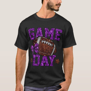 Game Day Touchdown Football Mama Girls Go Chef T-Shirt