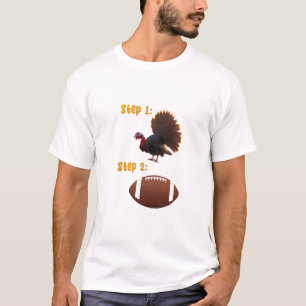 Game Day Turkey American Football Erntedank T-Shirt