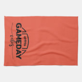 Game Day Vibes Football Spaß Geschirrtuch (Horizontal)