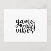 Game Day vibes Postkarte (Vorderseite)