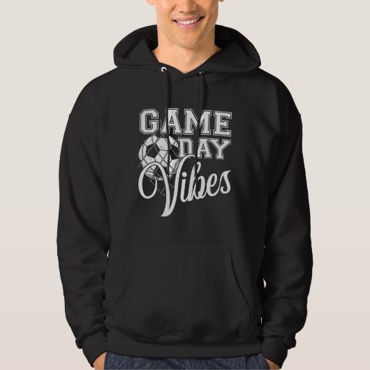 Game Day Vibes Soccer Hoodie (Vorderseite)