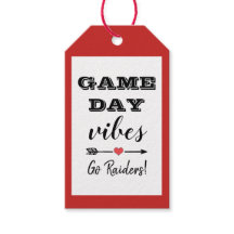 Game Day Vibes Team Personalisierter Herztext