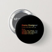 Game Designer Definition Game Programmierer Game D Button (Vorne & Hinten)