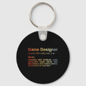 Game Designer Definition Game Programmierer Game D Schlüsselanhänger (Vorderseite)