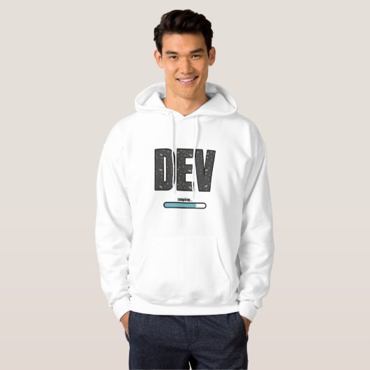Game Dev Compiling - Blue Compiling Hoodie (Vorne ganz)