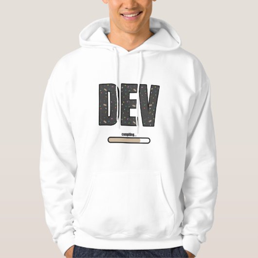 Game Dev Compiling - Brown Compiling Hoodie (Vorderseite)