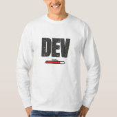 Game Dev Compiling - Red Compiling Hoodie T-Shirt (Vorderseite)