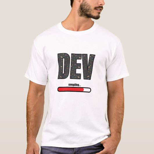 Game Dev Compiling - Red Compiling T-Shirt (Vorderseite)