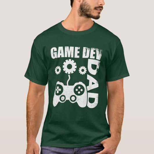 Game Dev Vater T-Shirt (Vorderseite)