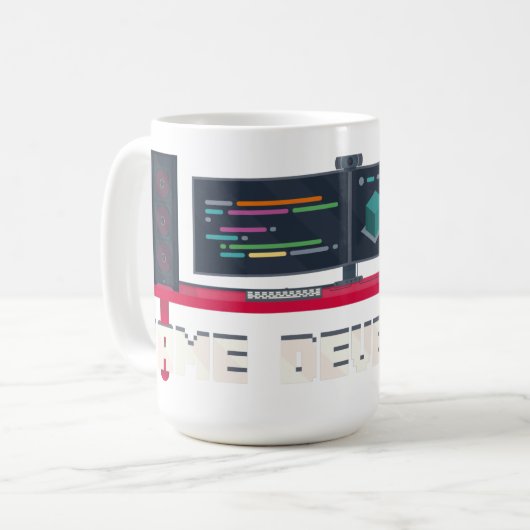 Game Developer-Tasse Kaffeetasse (Vorderseite Links)