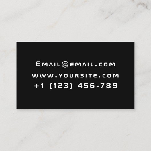 Game Developer Tester Joystick Controller Modern Visitenkarte (Rückseite)