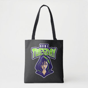 Game Dienstag ist an - in grün Tasche