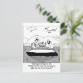Game Dog spielt Schach Postkarte (Stehend Vorderseite)