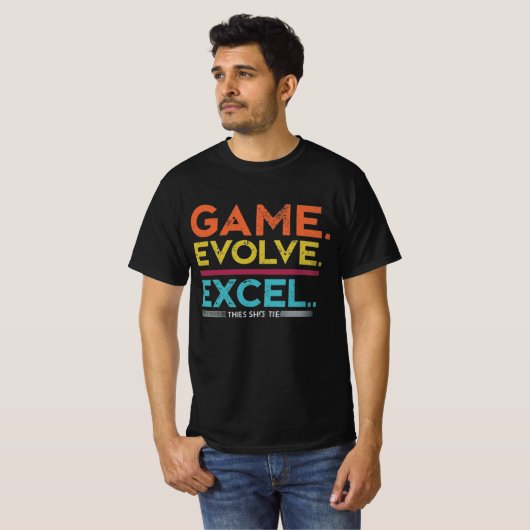 Game Evolve Excel T-Shirt (Vorne ganz)