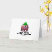 Game Face Punk (Retro Avatar) Karte (Gelbe Blume)