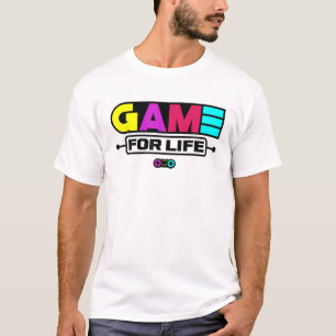 Game for Life Video Game Player Gaming Gamer Nerd T-Shirt