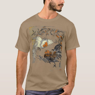 Game Fowl Fighting Roosters Kämpfen Vintag T-Shirt