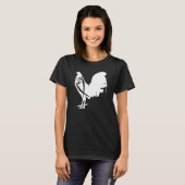 Game Fowl Gallegos Rooster Chicken White soy galle T-Shirt (Vorne ganz)