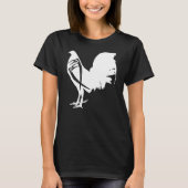 Game Fowl Gallegos Rooster Hühnchen Weiße Sojasall T-Shirt (Vorderseite)
