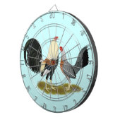 Game Fowl Pair Dartscheibe (Vorderseite rechts)