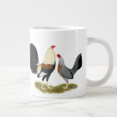 Game Fowl Pair Jumbo-Tasse (Rechts)