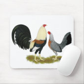 Game Fowl Pair Mousepad (Mit Mouse)