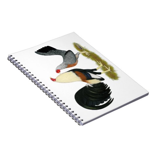 Game Fowl Pair Notizblock (Rechte Seite)
