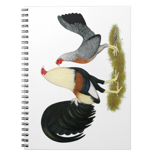 Game Fowl Pair Notizblock (Vorderseite)