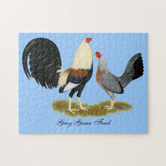 Game Fowl Pair Puzzle (Horizontal)